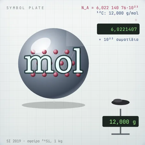 Mol · ποσότητα ουσίας