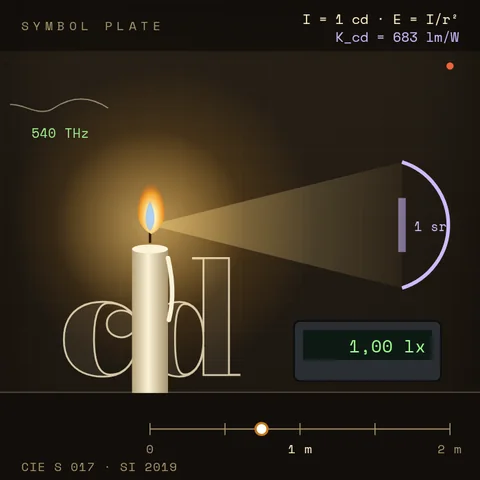 Candela · lichtsterkte